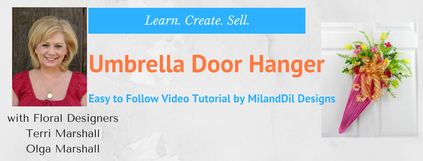 Umbrella Door Hanger Tutorial