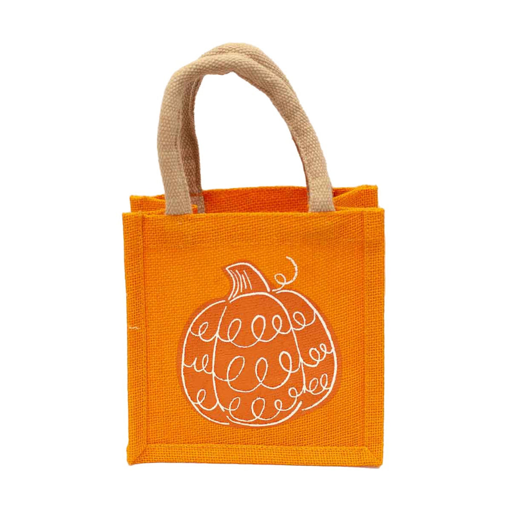 Pumpkin Swirl Petite Gift Tote Bag