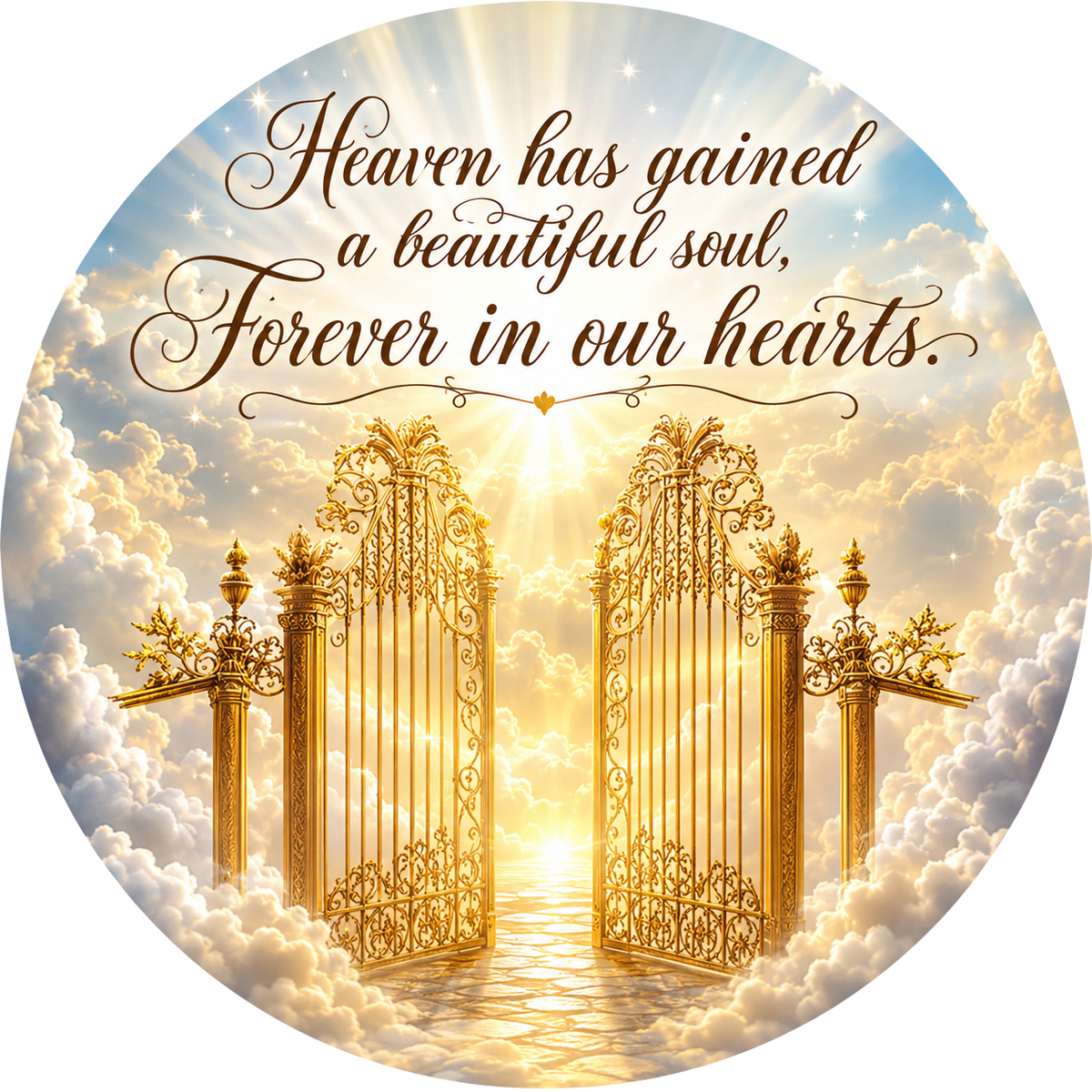 Exclusive Memorial Signs – Elegant Remembrance Tribute – Available in 10" & 11.75" – Cemetery Decor