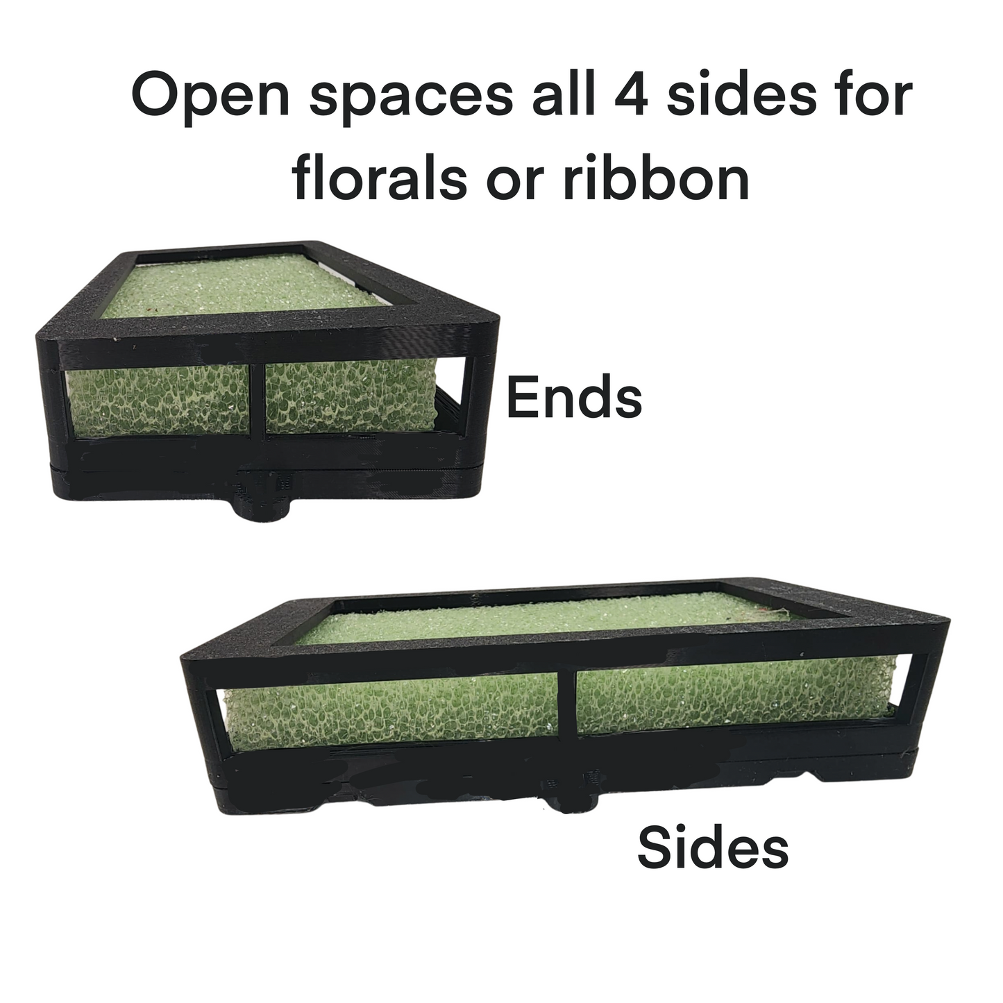 The Bloom Backer™ – Large Interchangeable Floral Foam Holder for Wreaths, Arrangements & Crafts