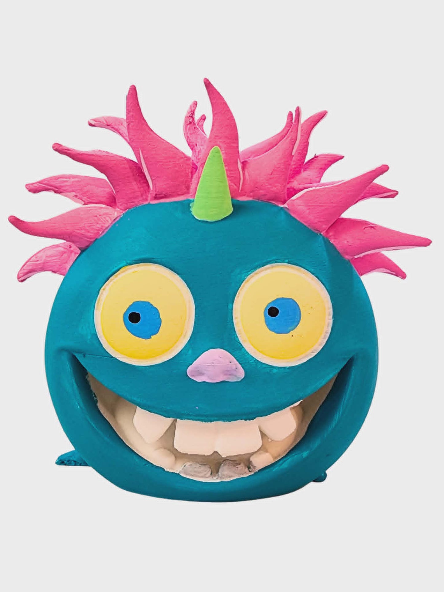 Spike the Monster Face Topper Wreath Attachment— Painted or Unpainted