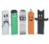 Wood Post Halloween Characters Assorted