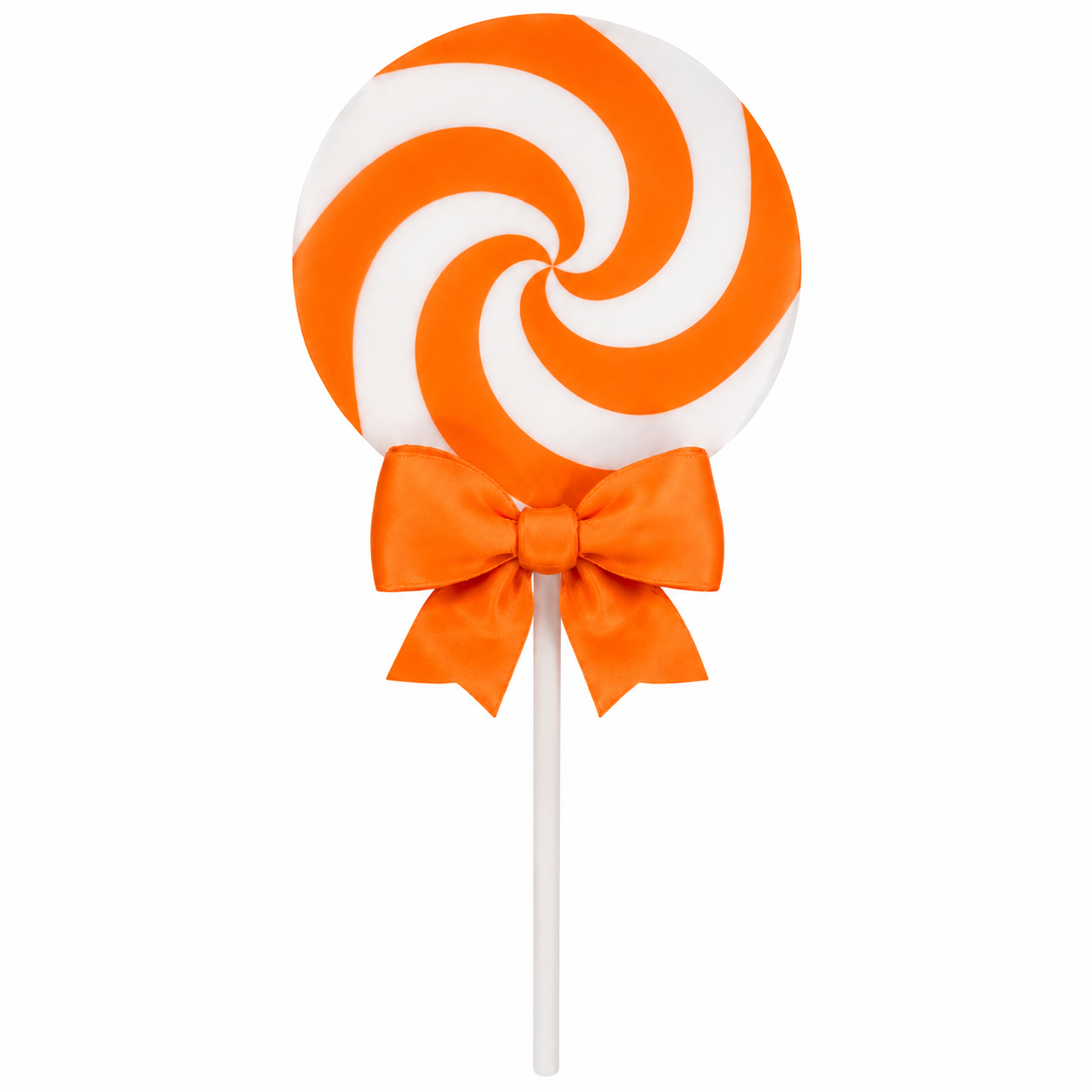 Large 3D Printed Lollipop Prop/Attachment with Bow - Custom Colors 19"