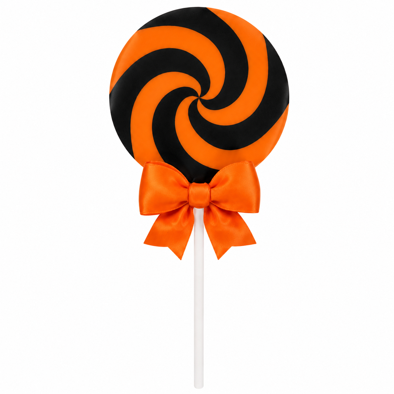 Large 3D Printed Lollipop Prop/Attachment with Bow - Custom Colors 19"