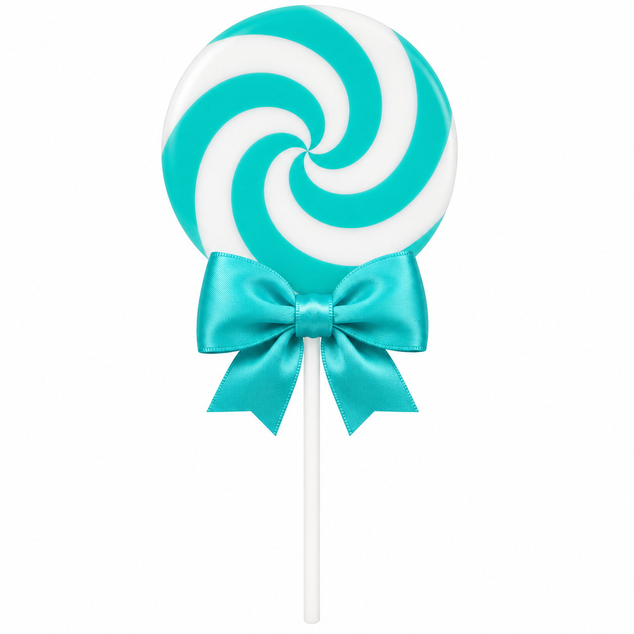 Large 3D Printed Lollipop Prop/Attachment with Bow - Custom Colors 19"