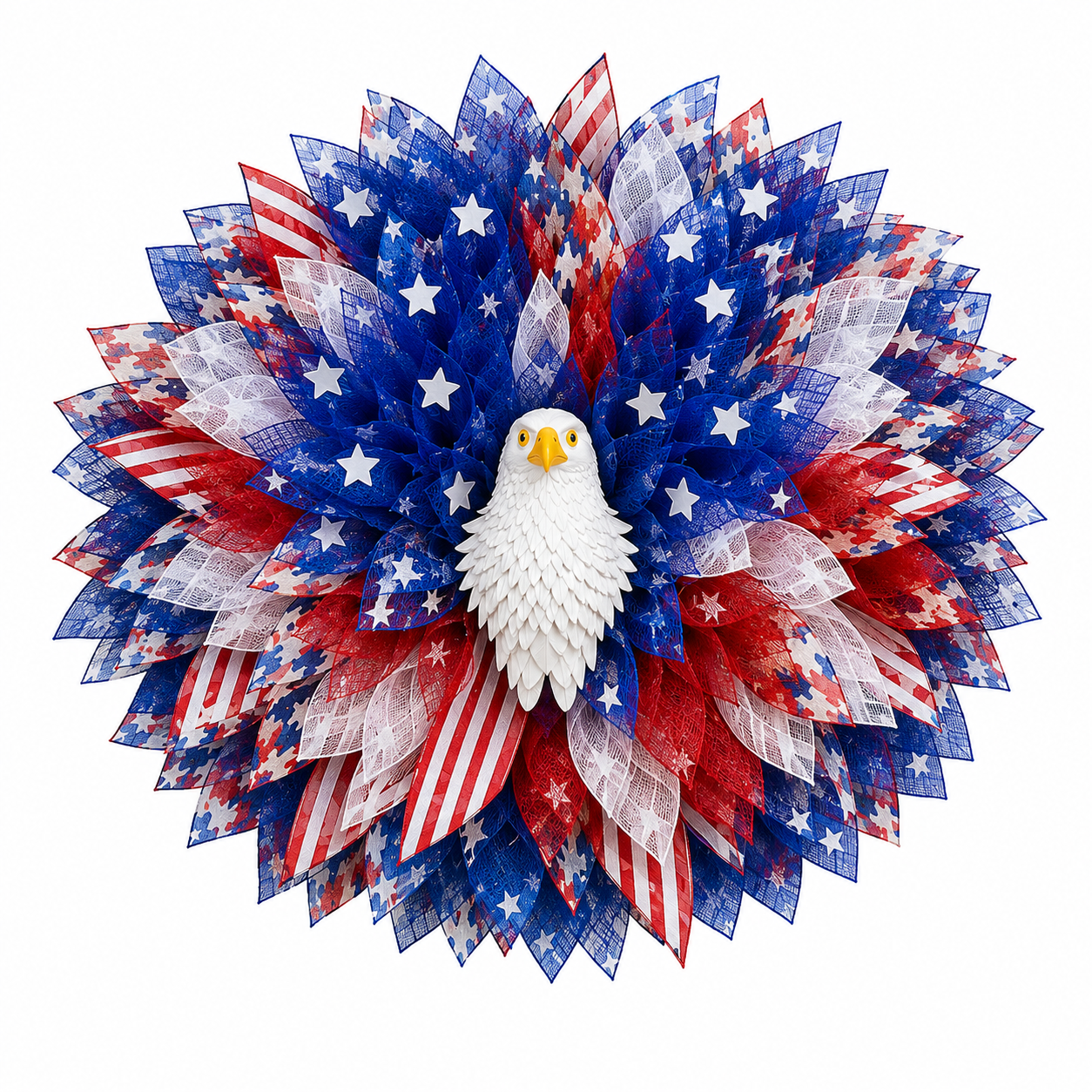 Original 3D Printed Eagle Head Wreath Attachment