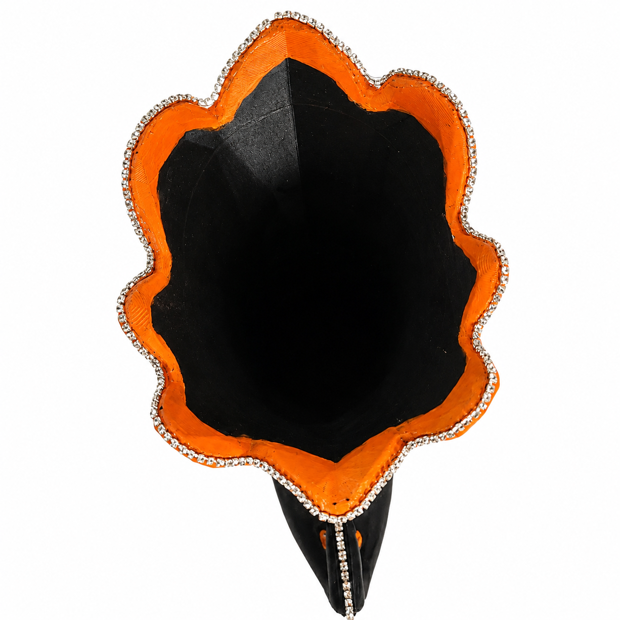 Pumpkin Hollow Witch Boot | Hand-Painted Bedazzled Halloween Floral Container – First Release, Only 10 Available