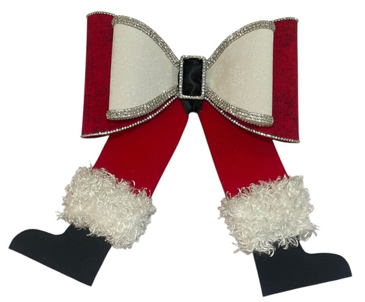 Santa Boot Bow