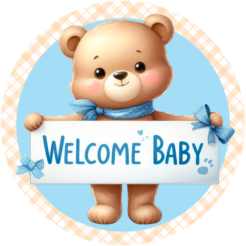 Welcome Baby Sentiment Signs