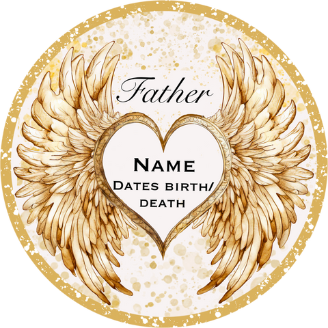 Personalized Memorial Graveside Sign