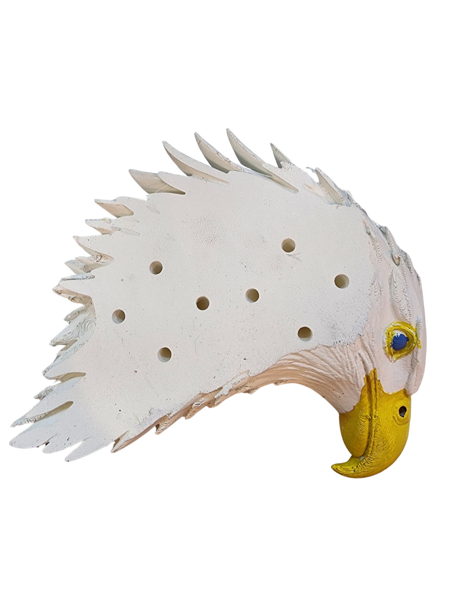 Left-Facing Bald Eagle Head Wreath Attachment | Patriotic 3D Printed Americana Decor | Memorial Day | Fourth of July | Veterans Day