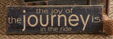 Journey Burlap Print