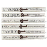 Long Bar Tabletop Signs with Key Accents