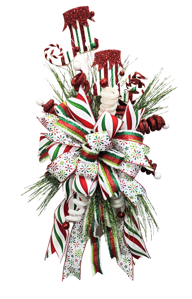 Terri Bow Door Hanger Wreath Kit
