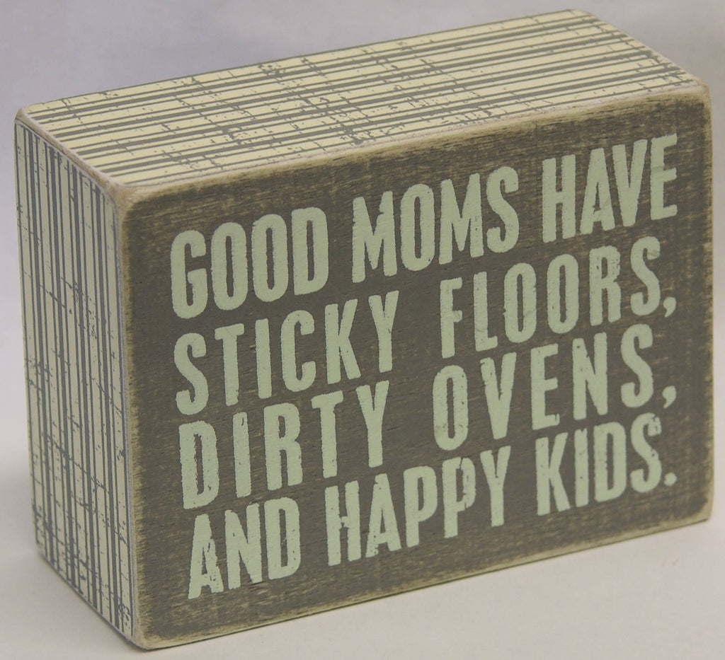 Good Moms Box Sign