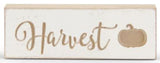 Assorted Wood Harvest Message Tabletop Signs