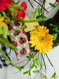 Mossy Welcome Ladybug Wreath