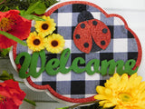 Mossy Welcome Ladybug Wreath