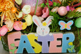 Easter Sign Basket Arrangement