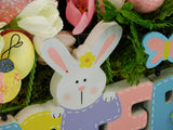 Easter Sign Basket Arrangement
