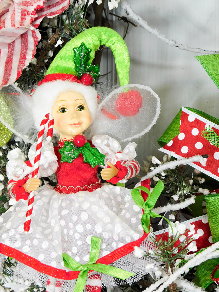 Christmas elf body Christmas tree decoration burlap garland