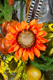 Give Thanks Autumn Sunflower Wreath