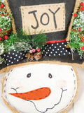 Snowman Joy Door Hanger
