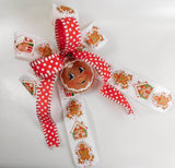 Gingerbread Bow with Ornament