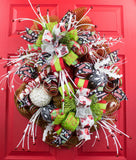 Candy Christmas Wreath
