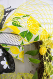 Spring Lemon Grapevine Wreath
