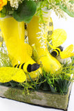Yellow Rain Boots Arrangement