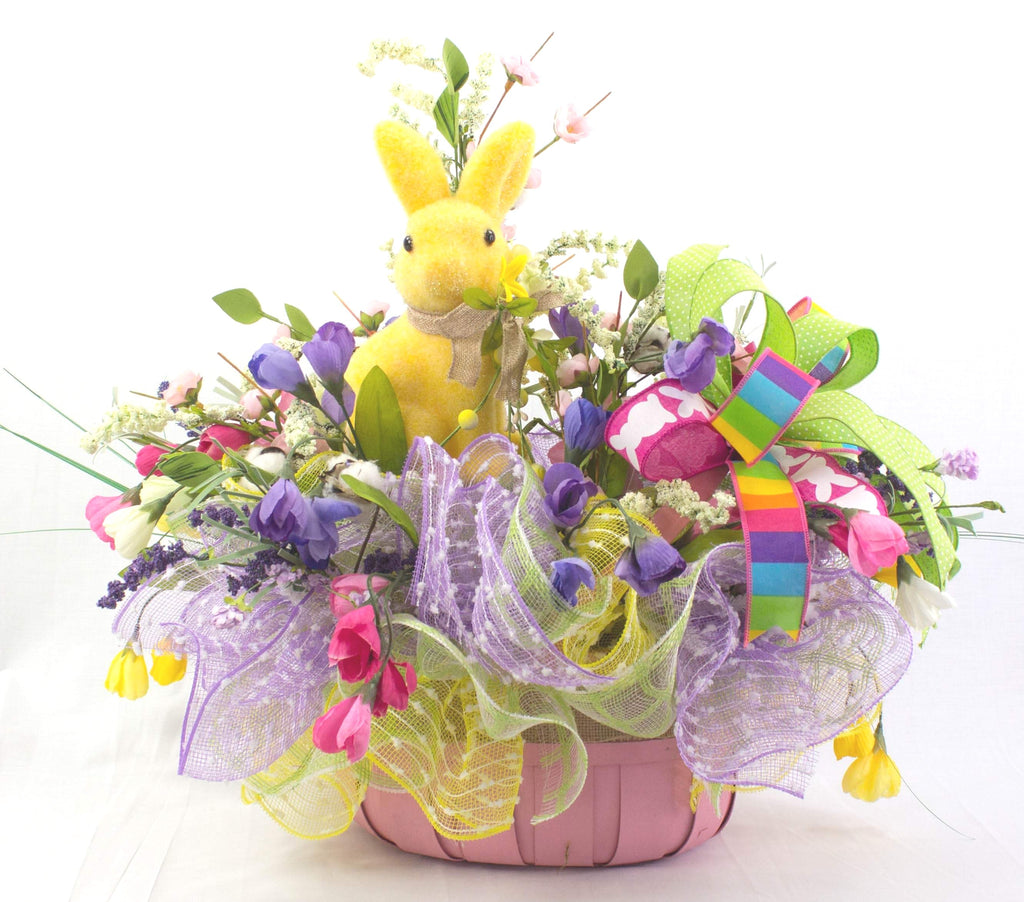 Easter Bunny Basket Arrangement