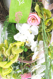 Summer Tropical Orchid Wreath