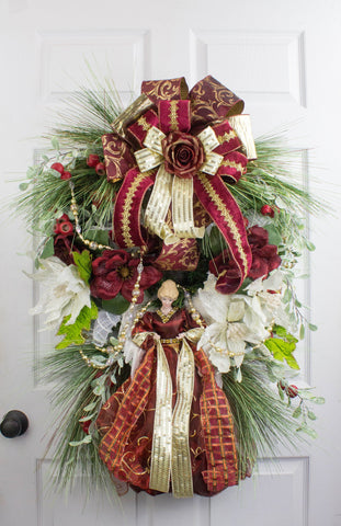 Christmas Angel Wreath