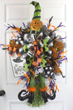 The Witch is In Halloween Wreath