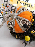 Candy Corn Trick or Treat Witch Hat
